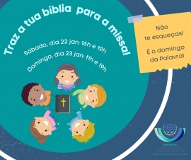 Liturgia e Homilias no III Domingo Comum C 2022 | Domingo da Palavra de Deus