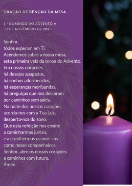 Bênção da mesa | 30.11.2025